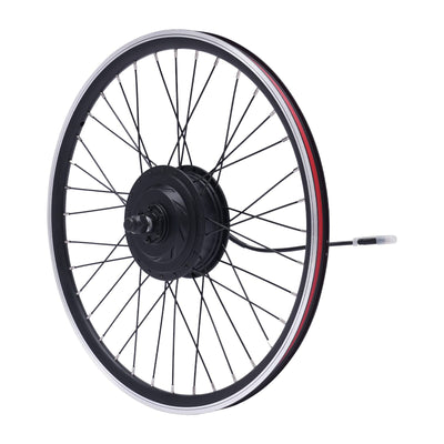 SHZICMY 27,5" Vorderrad 500W 36V E-Bike Conversion Kit mit LCD Display, Fahrrad Motor Elektrofahrrad Umbausatz, bis 35-40km/h