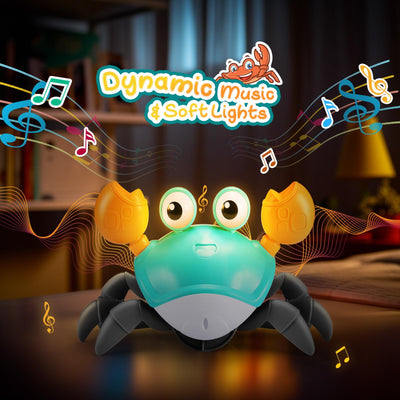 Adeokay Krabbe Baby Spielzeug ab 1 2 3 Jahr, Spielzeug ab 6 7 8 9 10 Monate Kinderspielzeug ab 1-3 Jahre Junge Mädchen Geschenk für Kinder Tummy Time Toys Krabbelspielzeug Baby Ostergeschenke Kinder