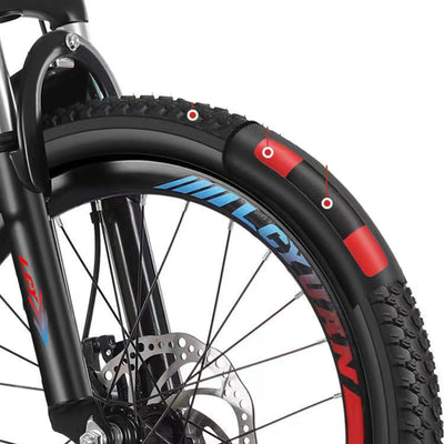 Mountainbike 22 24 Zoll 6 Gang Fahrrad Aus Kohlenstoffstahl Stoßdämpfende Scheibenbremsen Geeignet für Mädchen und Mädchen Von 115-175 cm B,22-inch