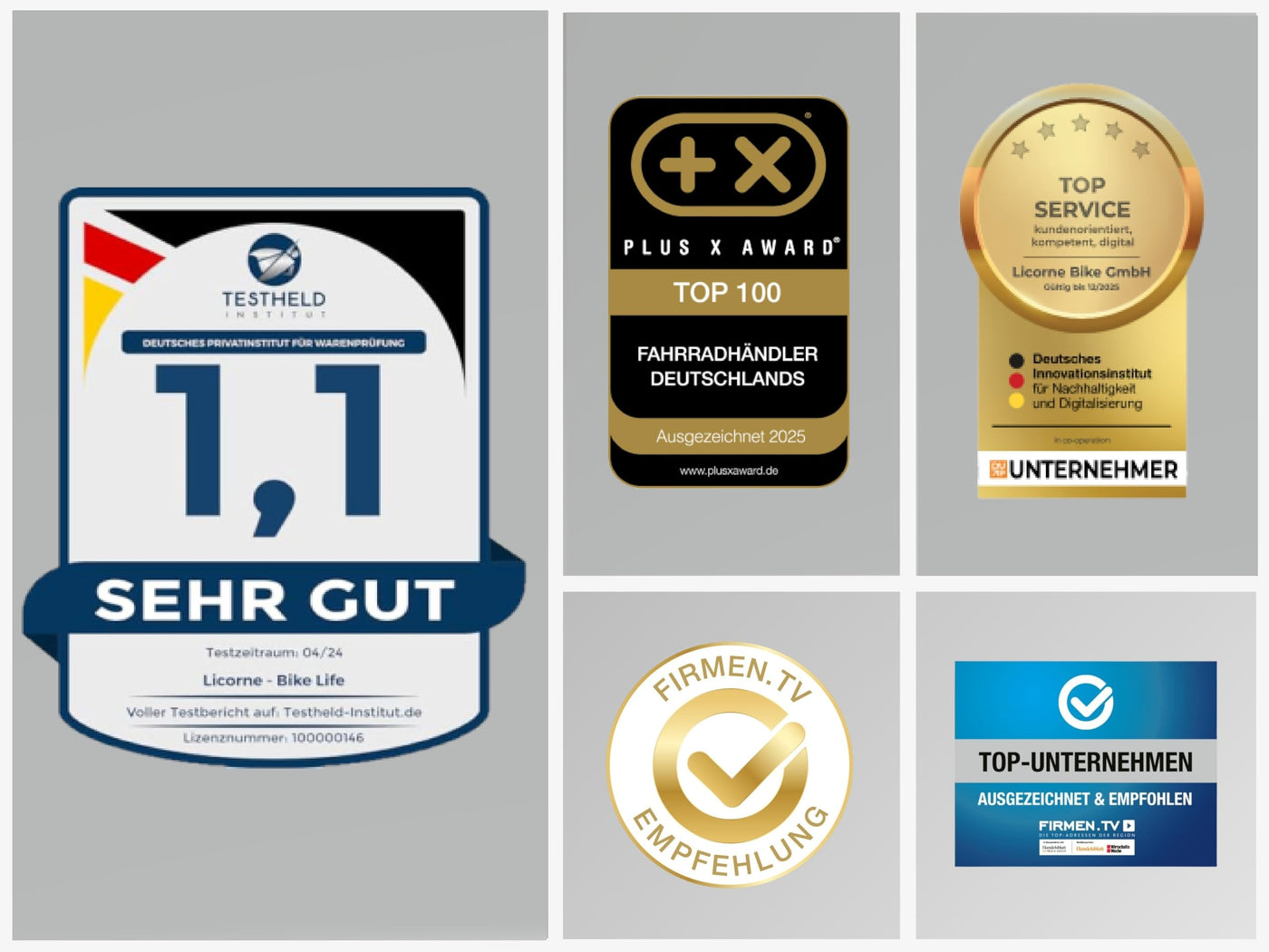 Licorne Bike Premium TrekkingBike in 28 Zoll - Fahrrad für Herren, Jungen, Mädchen und Damen - Shimano 21 Gang-Schaltung - Citybike - Männerfahrrad - L-V-ATB - Schwarz/Grau