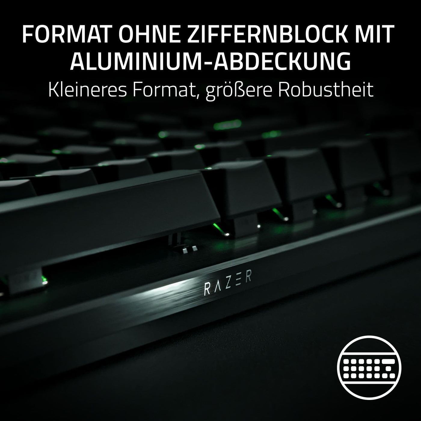Razer Huntsman V3 Pro Tenkeyless - Analoge optische TKL E-Sport PC-Tastatur ohne Ziffernblock Snap Tap & Rapid Trigger (Digitaler Drehregler & Steuerungstaste) DE-Layout | Schwarz