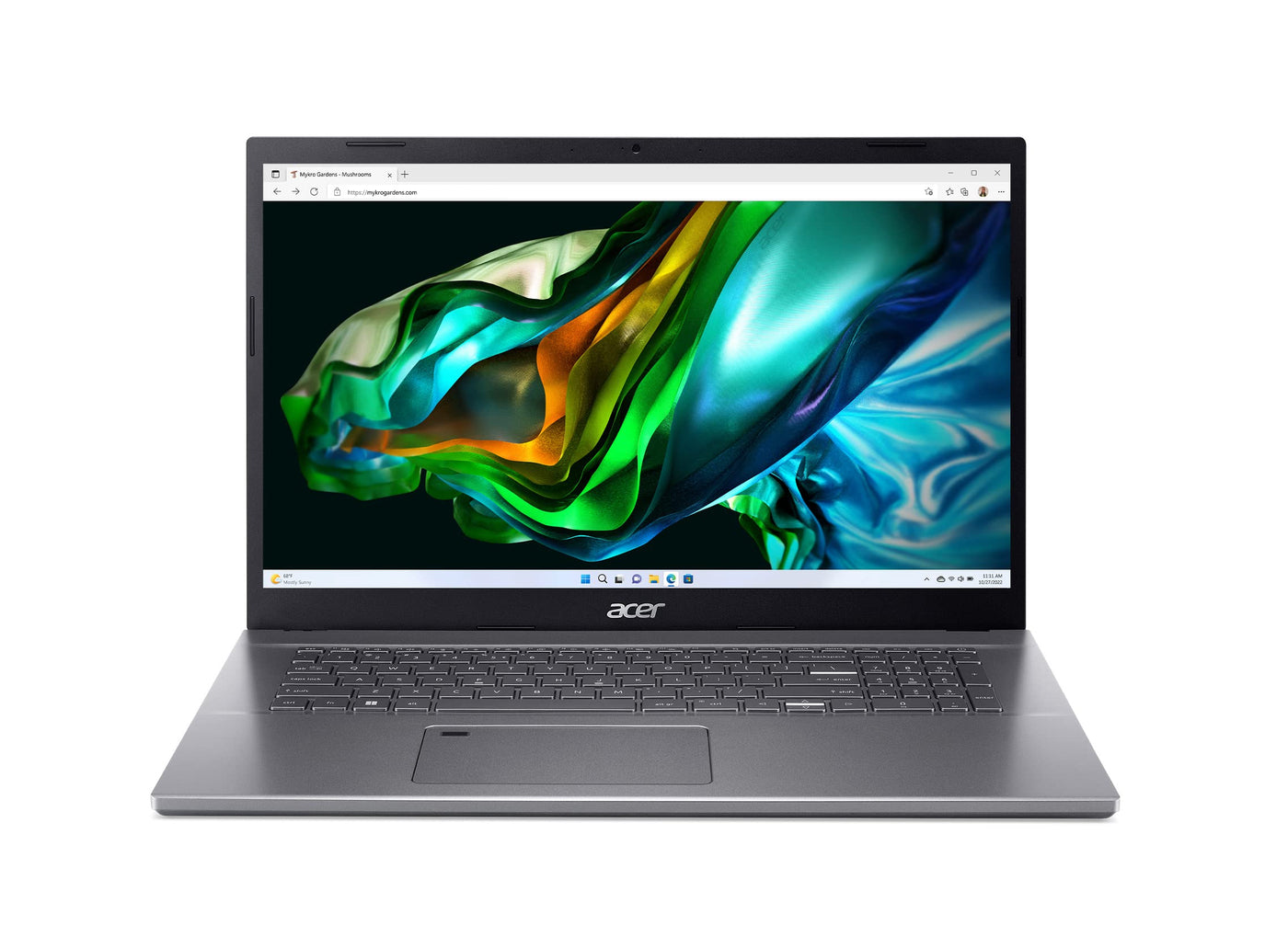 Acer Aspire 5 (A517-53-710X) Laptop | 17,3" FHD Display | Intel Core i7-12650H | 16 GB RAM | 512 GB SSD | Intel UHD Grafik | Windows 11 | QWERTZ Tastatur | grau