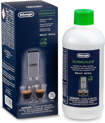De'Longhi Magnifica S ECAM 22.110.B Perfetto Kaffeevollautomat mit Milchaufschäumdüse + Original EcoDecalk DLSC 500 Entkalker Wasserfilter DLSC002