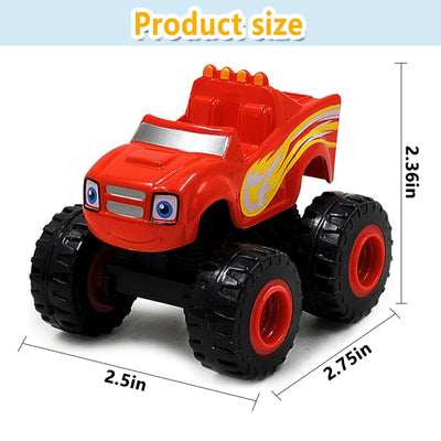BEYOND MS 6 Pack Monster Maschinen Spielzeug, Trucks Spielzeug für Kinder Geburtstag Truck Spielzeug Set, Weihnachten Truck Spielzeug Geschenk für Jungen und Mädchen