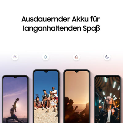 Samsung Galaxy A14 LTE Android Smartphone ohne Vertrag, 64 GB, 4 GB RAM, 6,6 Zoll Dynamic AMOLED Display, 5.000 mAh Akku, Black, Handy inkl. 30 Monate Herstellergarantie [Exklusiv bei Amazon]