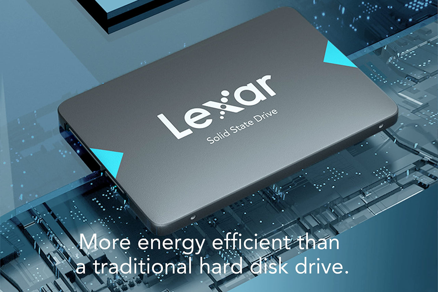 Lexar NQ100 2,5 Zoll SATA III (6 Gb/s) 240 GB SSD, bis zu 550 MB/s Lesen Solid-State-Laufwerk, Interne SSD für Laptop, Desktop-Computer/PC (LNQ100X240G-RNNNG)