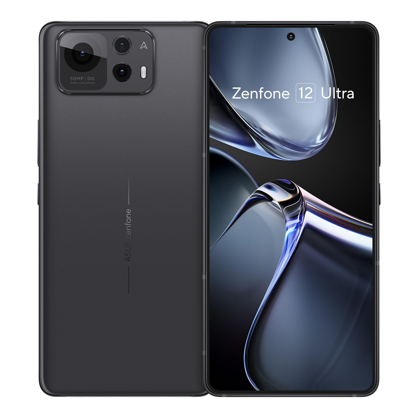 ASUS Zenfone 12 Ultra, EU Official, Ebony Black, 16GB RAM 512GB Speicher, Snapdragon 8 Gen Elite, 6,78“ AMOLED 144Hz, 50MP Gimbal Kamera
