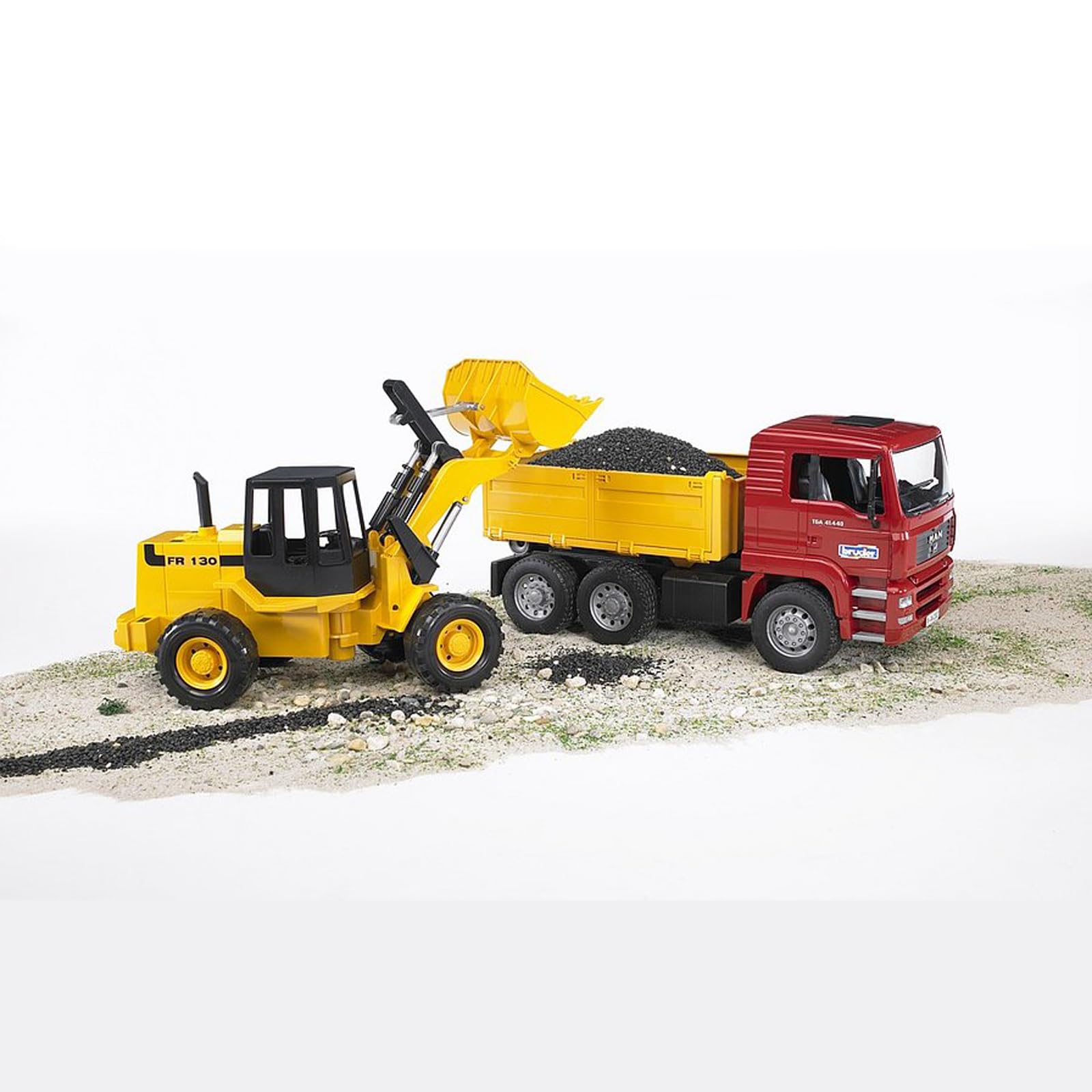 Pelleteuse articulée Bruder Fiat FR 130 Pelleteuse articulée Bruder Fiat FR 130