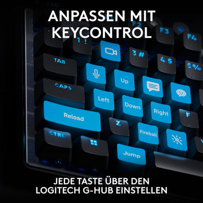 Logitech G PRO X TKL Rapid Tenkeyless kabelgebundene Gaming Tastatur mit magnetischen Analogschaltern, Rapid Trigger-Modus, einstellbarem Auslöser und anpassbarer RGB-Beleuchtung, QWERTZ DE - Schwarz
