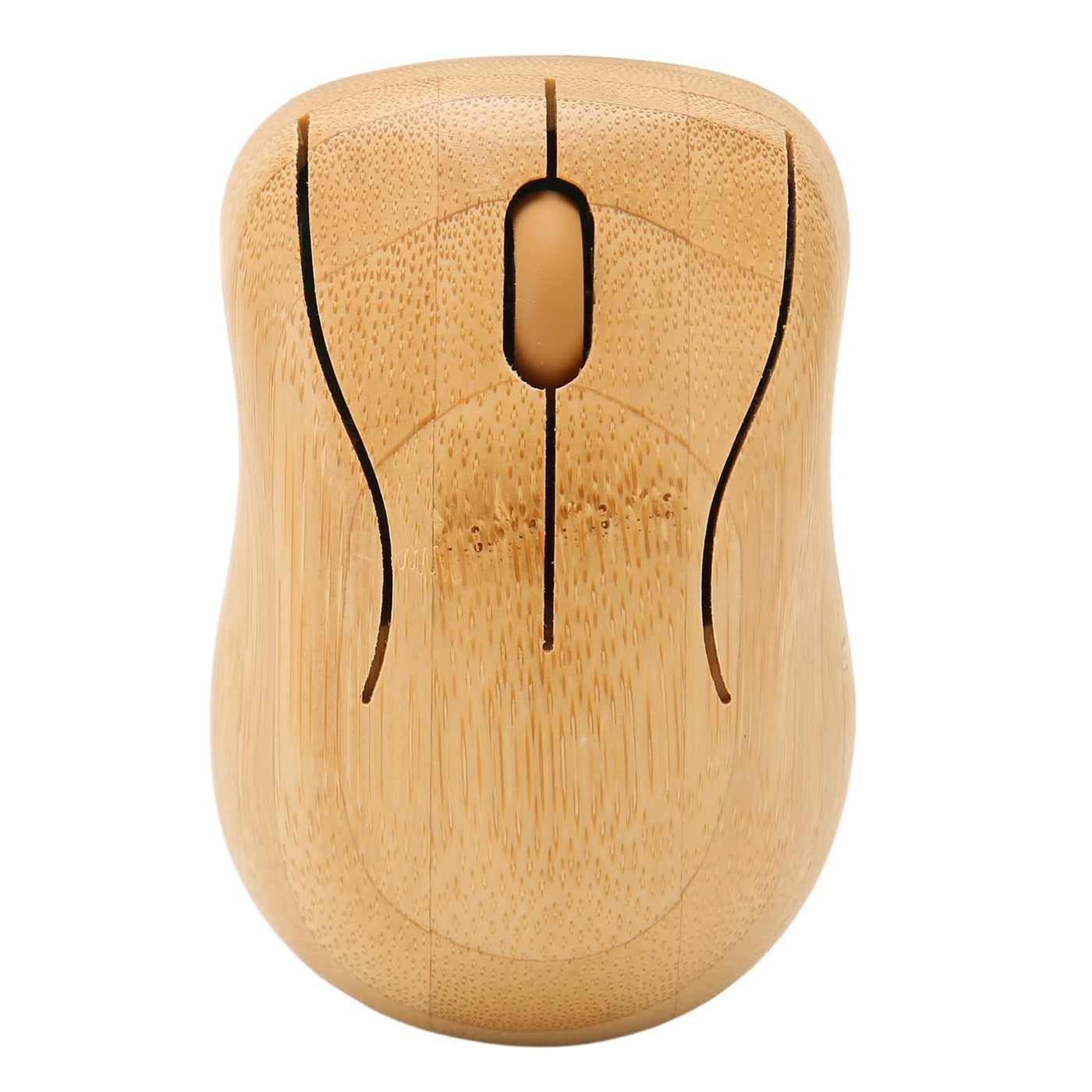 Kabellose Maus-Tastatur aus Bambus, Computer-Steuergeräte aus Holz mit 2,4-GHz-Wireless-Verbindung, Freunde (Maus)