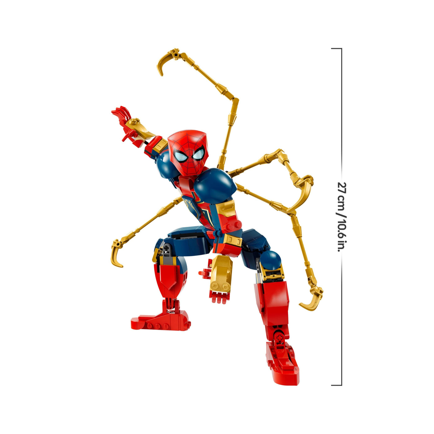 LEGO Marvel Iron Spider-Man Baufigur, Superhelden-Actionspielzeug für Kinder ab 8 Jahren, Jungen & Mädchen, Set mit Rüstung, baubares Modell, Avengers Geschenk-Idee für Fans der Marvel Filme 76298