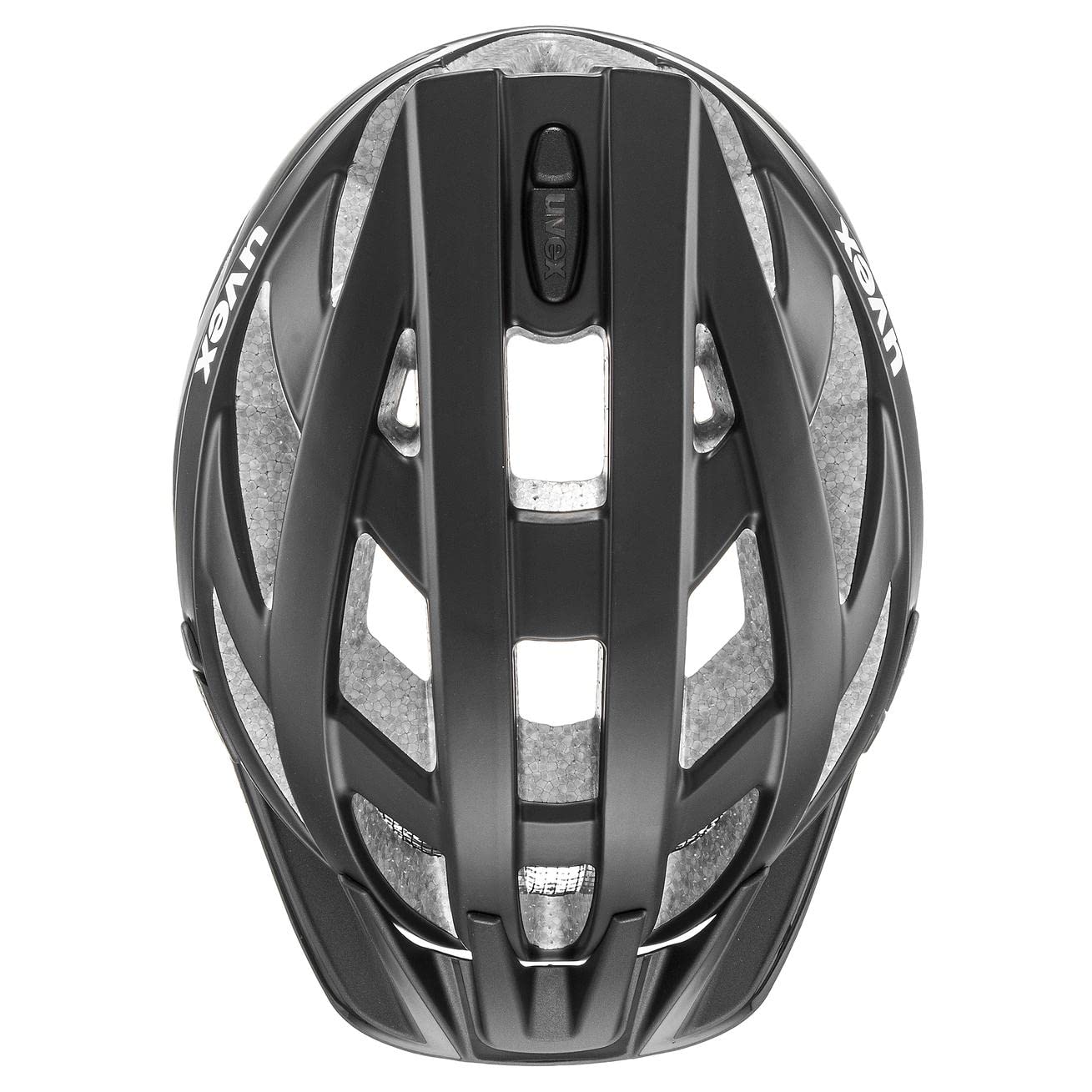 uvex i-vo cc - leichter Allround-Helm für Damen und Herren - individuelle Größenanpassung - erweiterbar mit LED-Licht - black matt - 56-60 cm