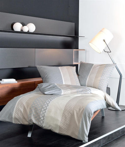 Janine Mako-Satin Bettwäsche Palermo 31043-07 1 Bettbezug 135 x 200 cm + 1 Kissenbezug 80 x 80 cm