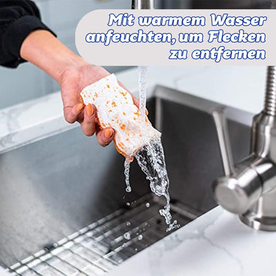 Scrub Daddy Eraser Daddy 10x, Schmutzradierer, Starker & Haltbarer Melamin Schwamm, Doppelseitige Zauberschwamm Schmutzradierer, Allzweckreinigungsschwämme für gestrichene Wände, Blau Doppelpackung