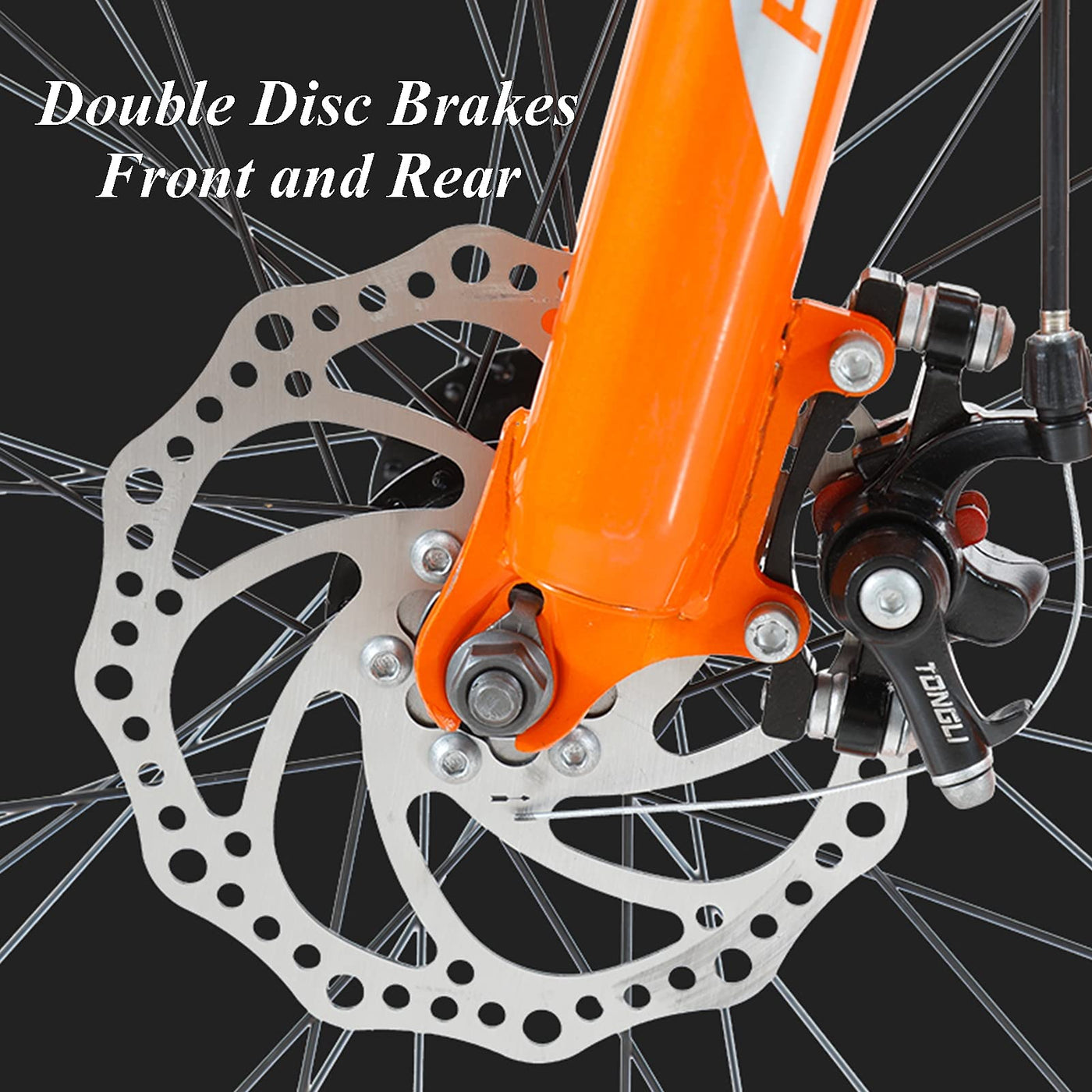 MEVZHH 26 Zoll Mountainfür Jungen, Mädchen, Hardtail, Scheibenbremsen, Männerd Frauen, Erwachsene Fett Reifen Mountainbike, Kohlenstoffstastrand Schnee Outdoor, Weiß 5 Gesprochen, 24 Geschwindigkeit