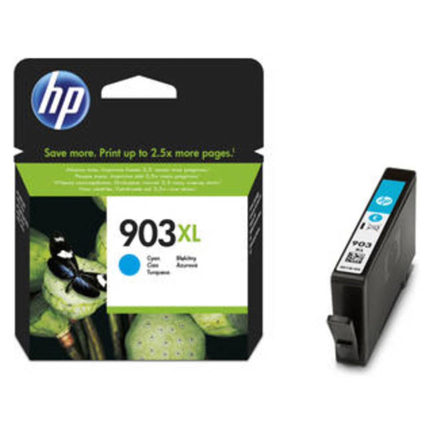 HP 903XL Cyan, T6M03AE, Originalpatrone HP 750 Seiten, hohe Kapazität, druckerkompatibel HP OfficeJet 6950, OfficeJet Pro 6960 und 6970, Blau