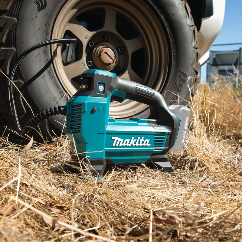 Makita DMP181Z Akku-Kompressor 11,1 bar 18V (ohne Akku, ohne Ladegerät), Petrol
