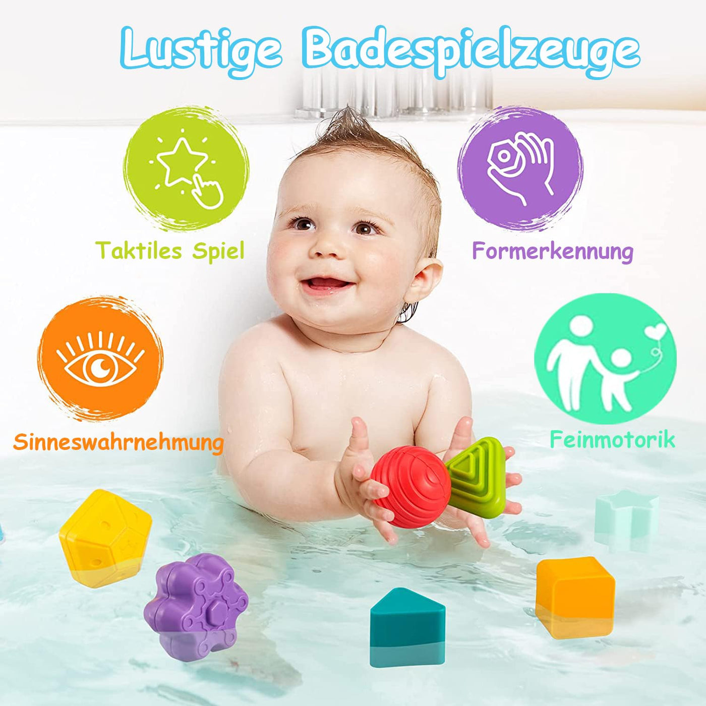 Montessori Spielzeug ab 1-3 Jahre, Spielzeug ab 1 Jahr Baby Spielzeug Motorikspielzeug ab 1-3 Jahre Kinder Spielzeug Jungen Mädchen Lernspiele ab 1 2 3Jahre Formensortierspiel Geschenke Mädchen Junge