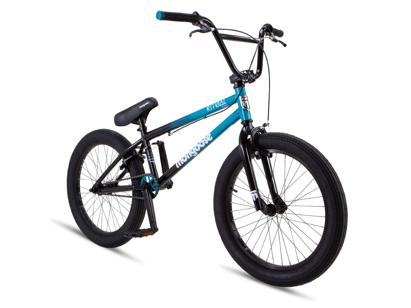Mongoose Ritual 500 BMX-Rad, 20" Laufräder, Hi-Ten Stahlrahmen, Schwarz, Blau