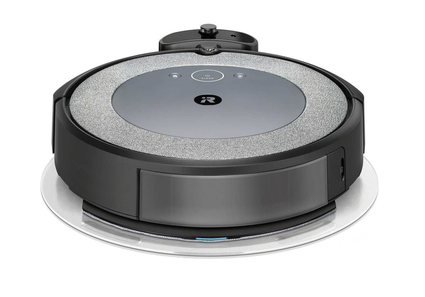 iRobot Roomba Combo i5 (i5172) Saug- und Wischroboter, WLAN-fähig, intelligente Navigation, 2 Gummibürsten für alle Böden, Reinigung nach Raum, Kompatibel mit Sprachassistenten, Farbe: Cool