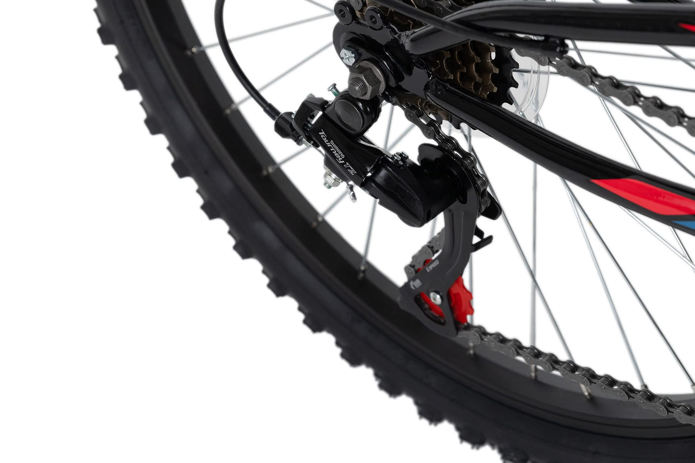 KS Cycling Kinder-Mountainbike Fully 24'' Zodiac schwarz-rot RH 38 cm