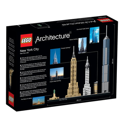 LEGO Architecture New York City Set, Skyline-Modellbausatz mit World Trade Center und Freiheitsstatue, Basteln für Erwachsene, Home und Büro-Deko, Geschenke für Frauen und Männer 21028