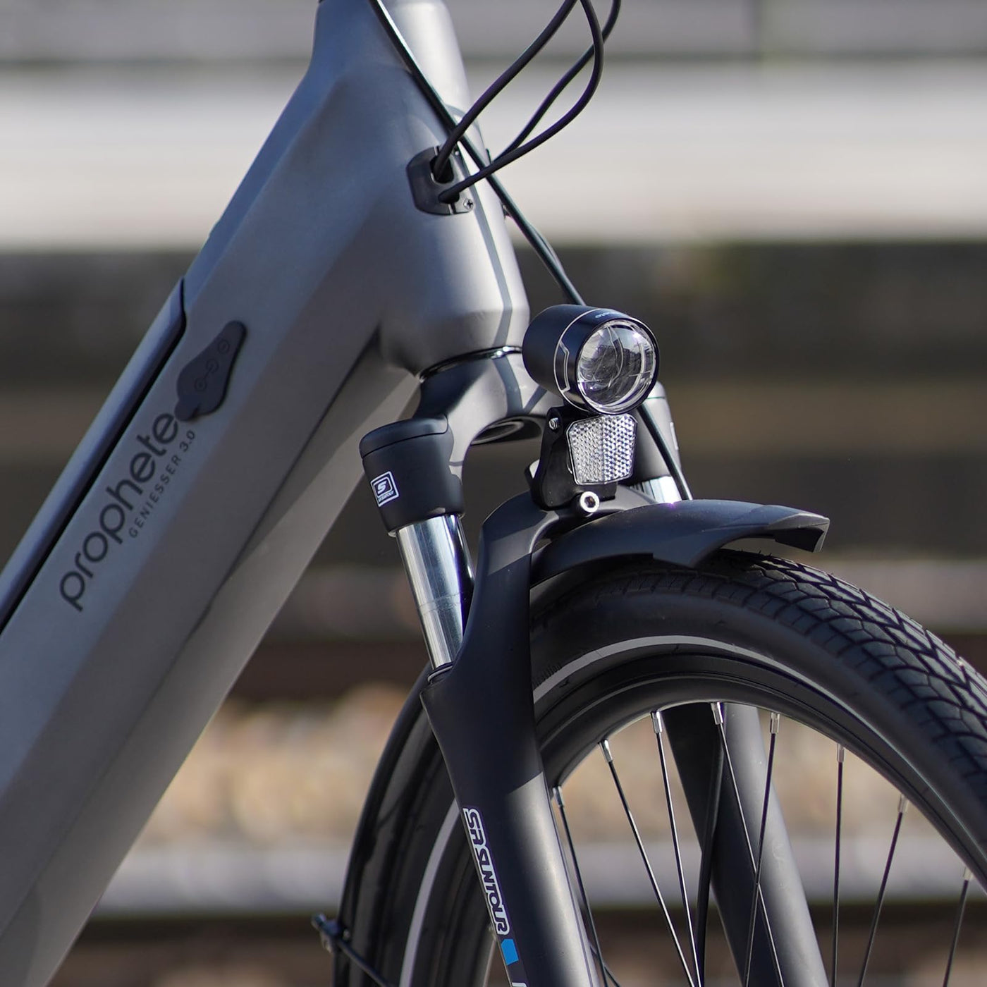 Prophete Geniesser 3.0 City E-Bike 28 Zoll - 360Wh - Integrierter Akku - Mittelmotor AEG - 7-Gang Nabenschaltung - HDY. Scheibenbremse - Rahmenhöhe 48 cm