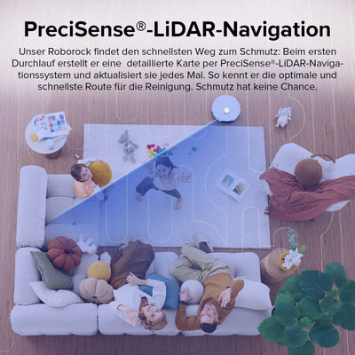roborock S8 Saugroboter mit Doppelbürste & 6000Pa & 3D strukturierte leichte Hindernisvermeidung Staubsauger Roboter Kompatibel mit Alexa für Tierhaare (Upgrade S7)