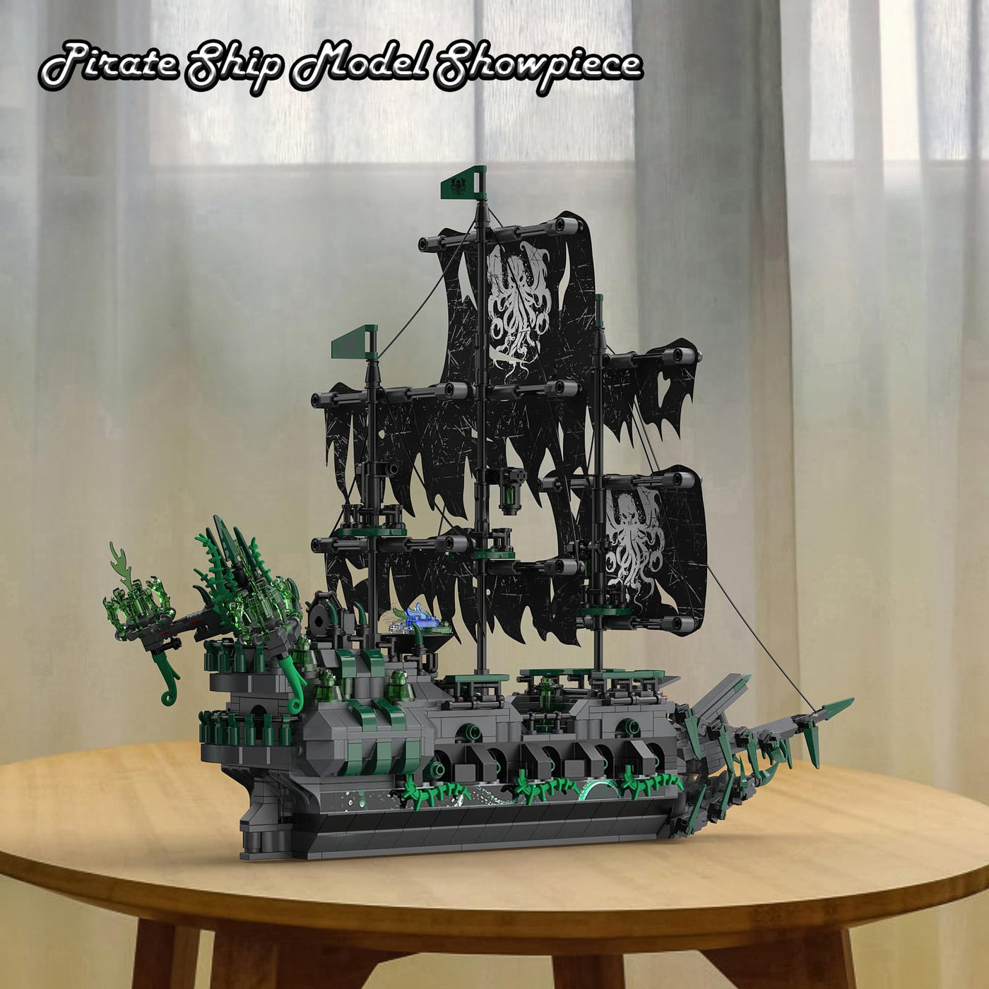JMBricklayer Piratenschiff Bausteine, 40001 Flying Dutchman Piratenschiff Klemmbausteine, Segelschiff Modellbausatz, Schiff Spielzeug Geschenke für Erwachsene und Jungen