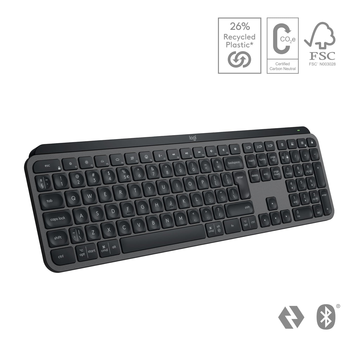 Logitech MX Keys S - Graphit, US QWERTY-Layout