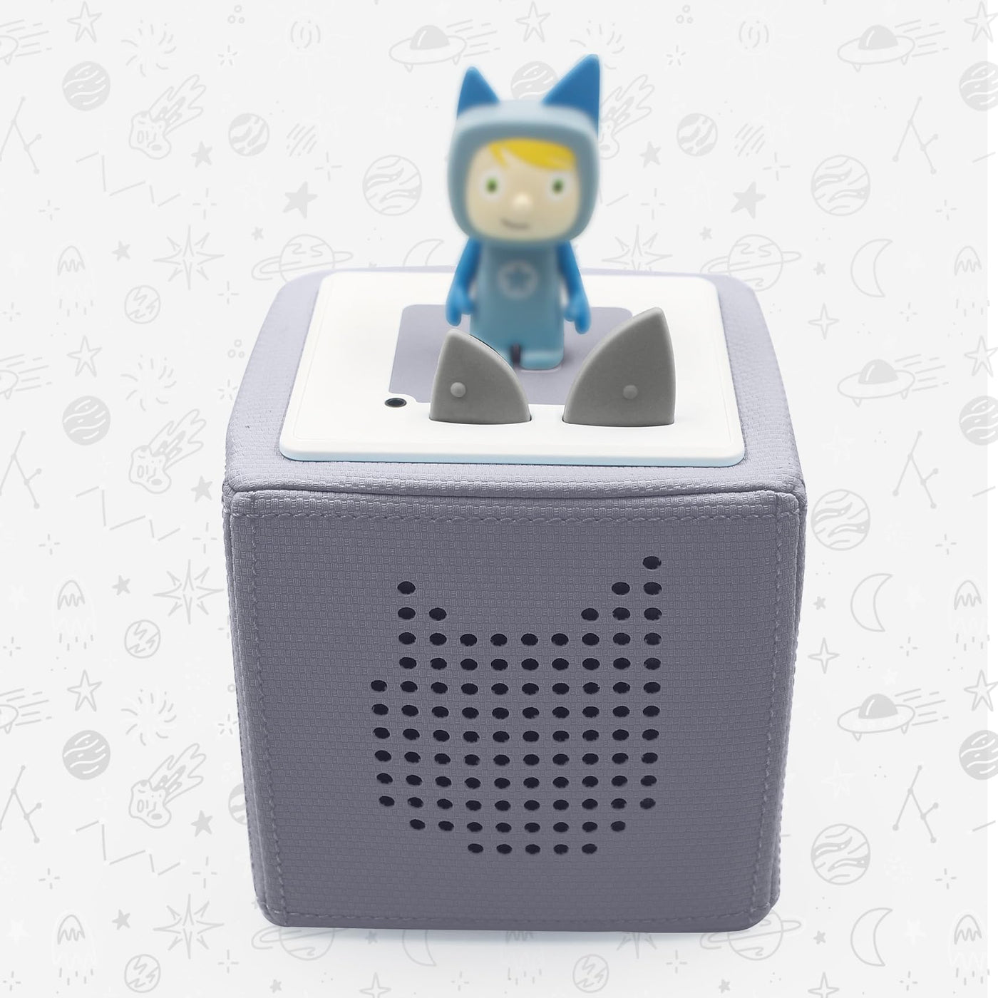 2 Stück für Toniebox Ersatz Ohren and Ersatzkabel mit Schraubendreher,Kabelersatz,Ersatzteile für Tonies Lautstärketaste (Grau)