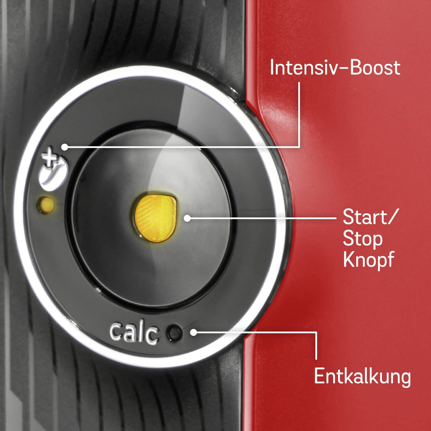 Bosch Tassimo Finesse Kapselmaschine TAS16B7 Kaffeemaschine by, 70 Getränke, intensiverer Kaffee auf Kopfdruck, Abschaltautomatik, perfekt dosiert, platzsparend, 1400 W, rot