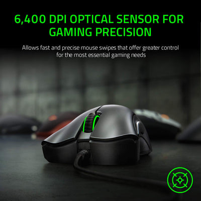 Razer Ornata V3 X - Flache Membran-Tastatur, mit Usb, Chroma RGB QWERTZ | DE-Layout, Schwarz & DeathAdder Essential (2021) - Essentielle Gaming-Maus mit optischem 6.400-DPI-Sensor Schwarz