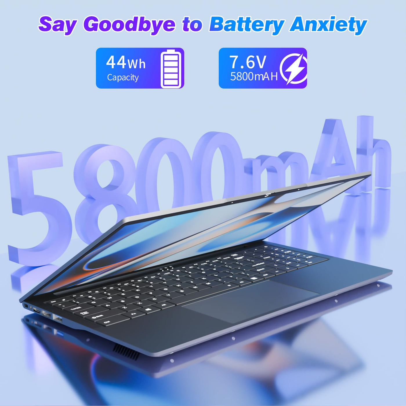 16 Zoll Laptop, Core i5-8210Y-Prozessor, Laptop 16 GB RAM 512GB SSD, Notebook mit 1920x1200 Display, RJ45, Typ-C, USB 3.0, BT5.0, Webcam, Digitale Tastatur mit Hintergrundbeleuchtung PC-Computer