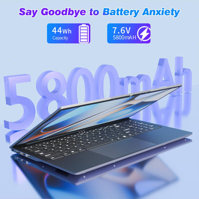 16 Zoll Laptop, Core i5-8210Y-Prozessor, Laptop 16 GB RAM 512GB SSD, Notebook mit 1920x1200 Display, RJ45, Typ-C, USB 3.0, BT5.0, Webcam, Digitale Tastatur mit Hintergrundbeleuchtung PC-Computer