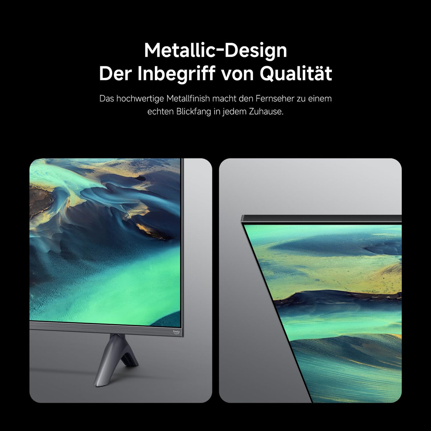 Xiaomi F Pro, 75 Zoll (190 cm), 4K UHD QLED, Smart TV, Fire TV, Triple Tuner DVB-C/S/S2/T/T2, HDR10+, Game Boost mode 120Hz, MEMC, Sprachsteuerung mit Alexa, 2GB+32GB, Kompatibel mit Apple AirPlay