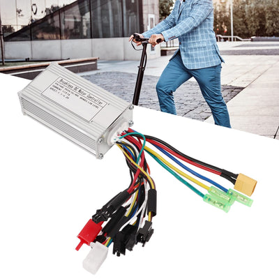 BuyWeek Elektrofahrrad Brushless Motor Controller, 24V 36V 48V 17A 3 Modus Sinuswelle Controller Bürstenloser Motor Controller für E-Bike Elektroroller