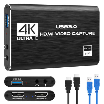 Rybozen Game Capture Karte USB 3.0 Video Card HD 1080P HDMI Videoaufnahme mit Live- Übertragungen Recorder Gerät Streaming für Windows Linux OS X System