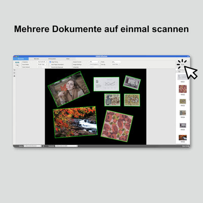 VIISAN Dokumentenscanner, 16MP USB tragbar, Aufnahmegröße A4, Deskewing, Scannen von mehrseitigen Dokumenten, OCR & TTS Tech, funktioniert mit Windows & MacOS