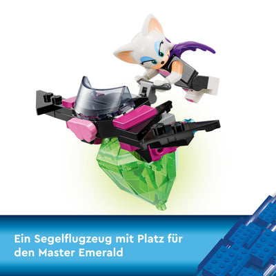 LEGO Sonic The Hedgehog Knuckles‘ Wächter-Mech, Actionfigur-Spielzeug für Jungen und Mädchen ab 8 Jahren, mit Master Emerald und weiteren Figuren aus dem Videospiel, Geschenk-Idee für Kinder 76996