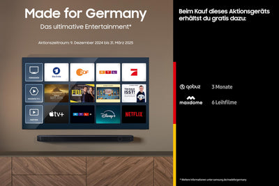 Samsung HW-S67GD 3.1-Kanal All-in-one Soundbar für TV-Geräte, Bluetooth-Lautsprecher mit kabellosem Dolby Atmos / DTS Virtual:X, Q-Symphony, Adaptive Sound Lite [2024]