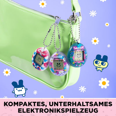 Bandai - Tamagotchi - Tamagotchi Original - Flower Perfume - Elektronisches virtuelles Tier mit Farbdisplay, Spielen - Interaktives Haustier auf Deutsch - Spielzeug für Kinder ab 8 Jahren - 42983
