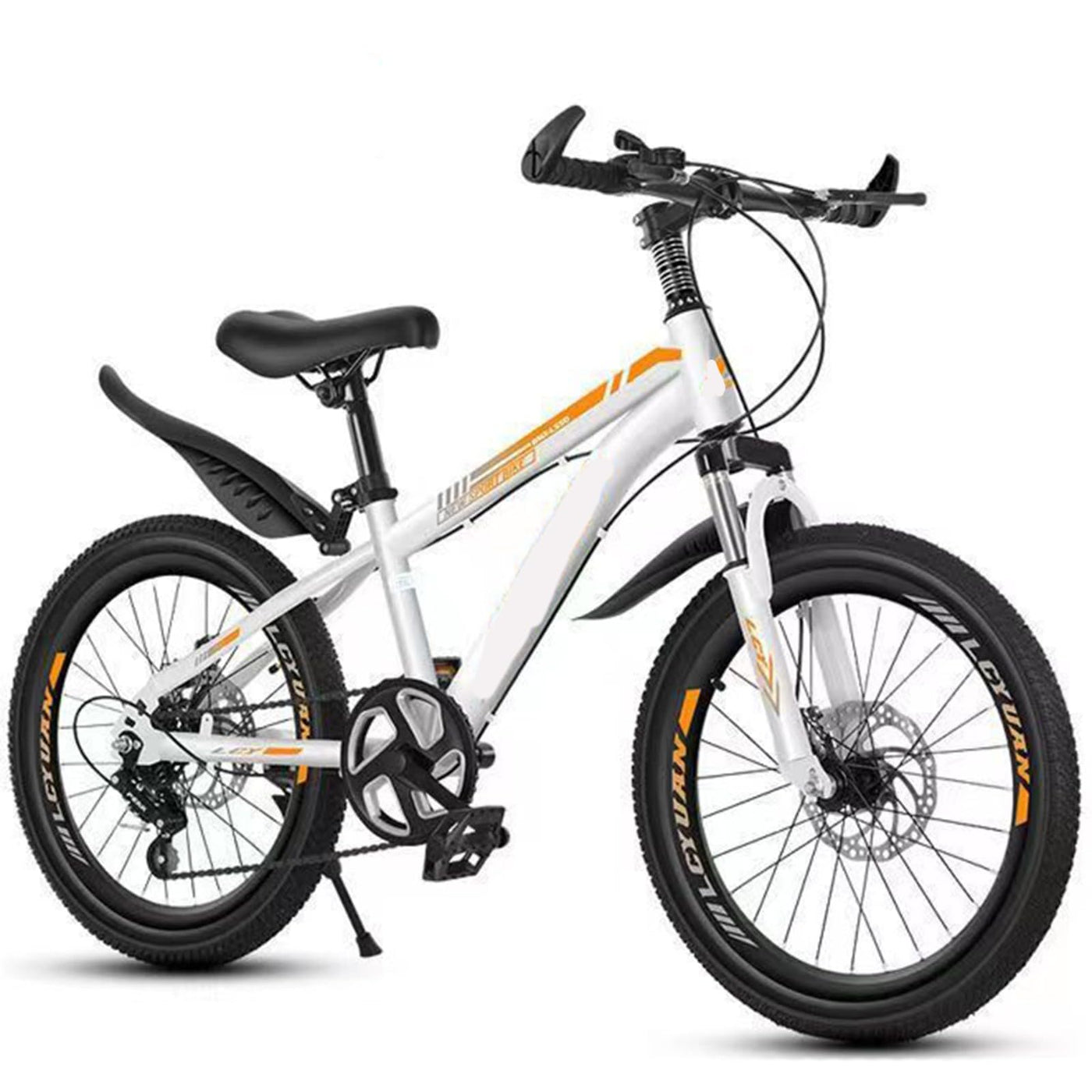 Mountainbike 22 24 Zoll 6 Gang Fahrrad Aus Kohlenstoffstahl Stoßdämpfende Scheibenbremsen Geeignet für Mädchen und Mädchen Von 115-175 cm B,22-inch