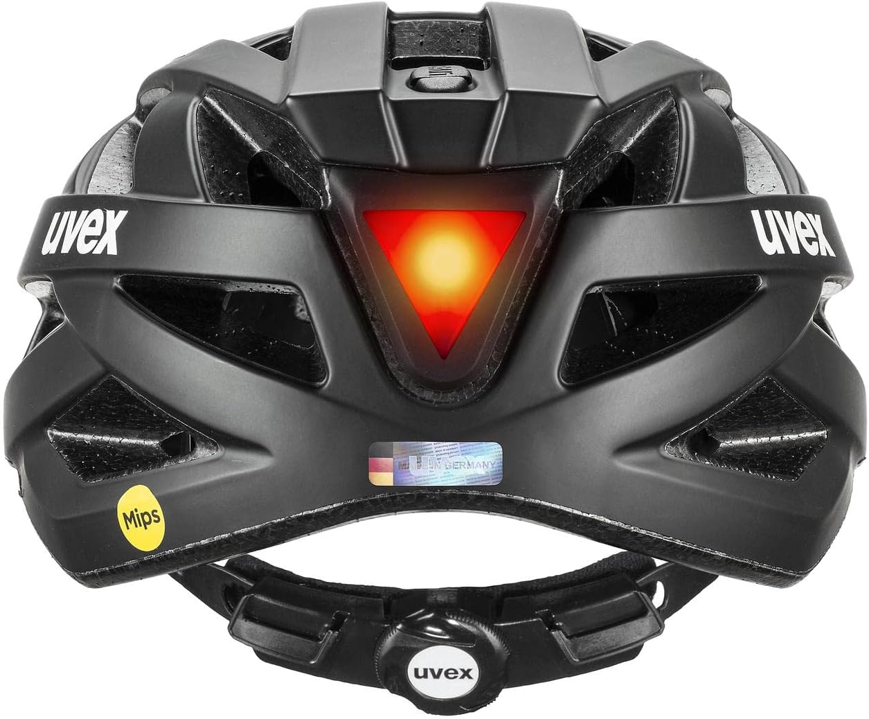 uvex City i-vo MIPS - Leichter City-Helm für Damen und Herren - MIPS-Sysytem - stufenlose Anpassung des Gurtbandes - Black matt - 52-57 cm