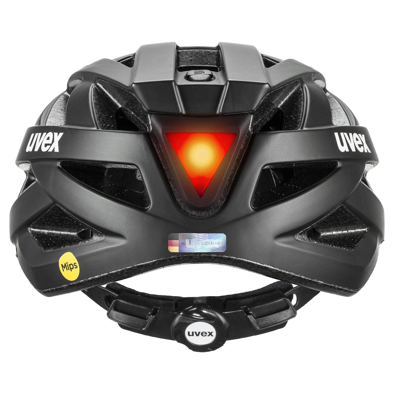 uvex City i-vo MIPS - Leichter City-Helm für Damen und Herren - MIPS-Sysytem - stufenlose Anpassung des Gurtbandes - Black matt - 52-57 cm