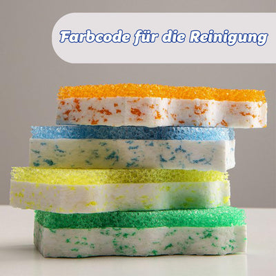 Scrub Daddy Eraser Daddy 10x, Schmutzradierer, Starker & Haltbarer Melamin Schwamm, Doppelseitige Zauberschwamm Schmutzradierer, Allzweckreinigungsschwämme für gestrichene Wände, Blau Doppelpackung