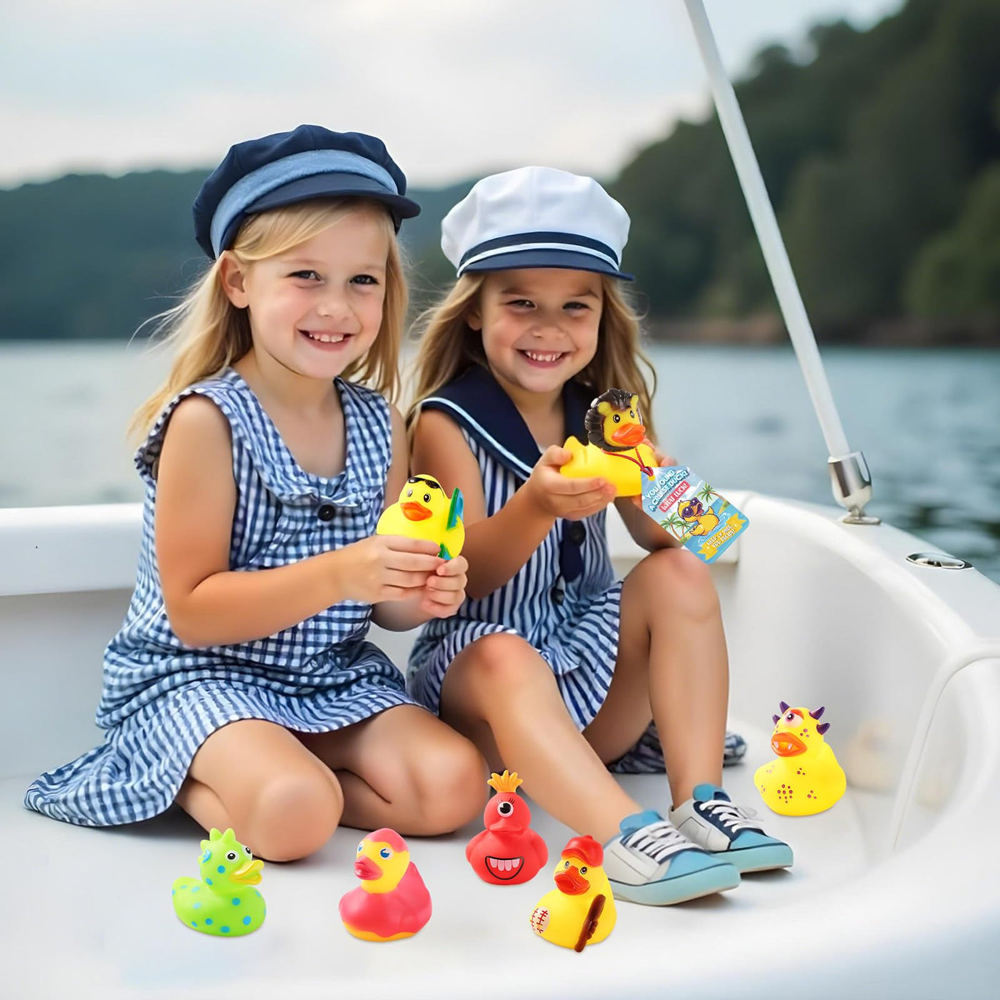 30 Stück Gummi Badeenten, Quietscheente Rubber Duck Badewannen Dekoration Gummi Enten Lustig für Schwimmbäder und Badewannen