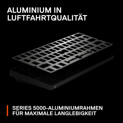 SteelSeries Apex Pro Mini Wireless HyperMagnetic Gaming-Tastatur – Die weltweit schnellste Tastatur – 60%-Formfaktor – RGB – PBT-Keycaps – Bluetooth – 2,4 GHz – USB-C – Deutsches Tastatur QWERTZ