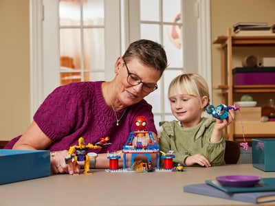 LEGO Marvel Das Hauptquartier von Spideys Team, Spider-Man-Spielzeug mit Fahrzeug und Mech, Geschenk für Jungs und Mädchen ab 4 Jahren, die Fans der TV-Serie Spidey und Seine Super-Freunde sind 10794