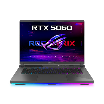 ASUS ROG Strix G16 G614FM Laptop | 16" WUXGA 165Hz/3ms 16:9 IPS Display | AMD Ryzen 9 9955HX | 16GB RAM | 1TB SSD | NVIDIA RTX 5060 | Win11 Home | QWERTZ | Eclipse Gray | 3Monate GamePass